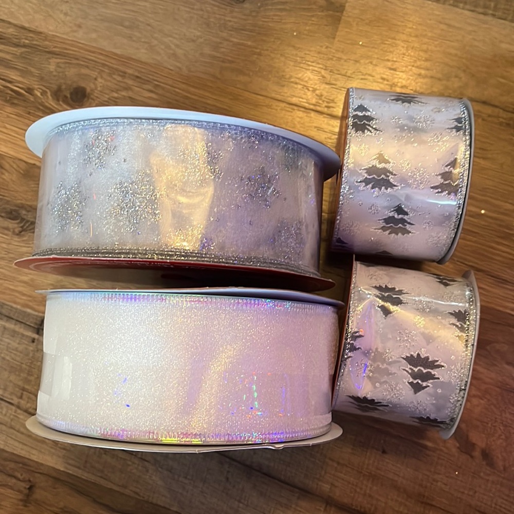 New unopened Christmas Ribbon